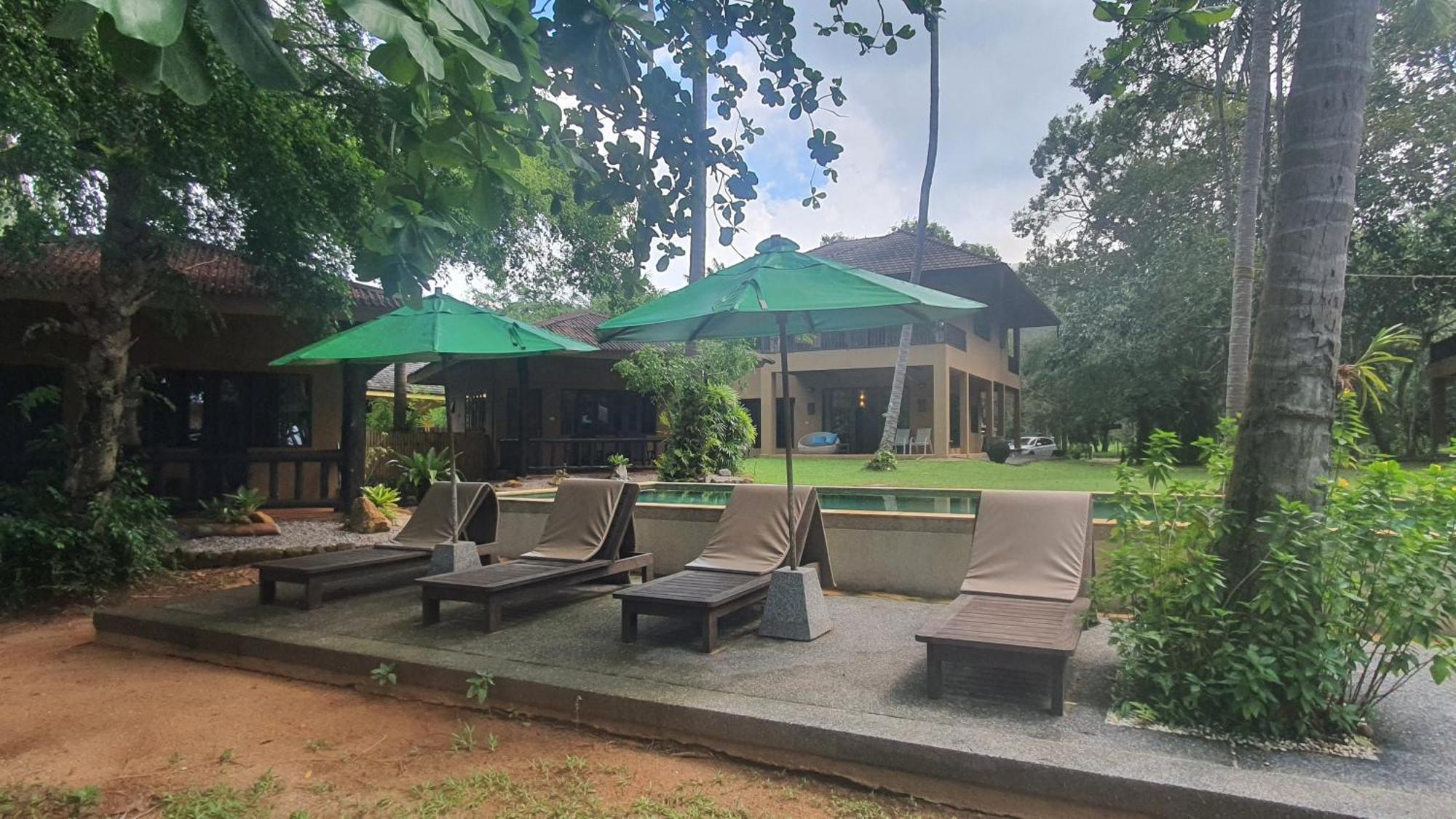 Melina Beach Front Bungalows Tha Lane Bay Esterno foto