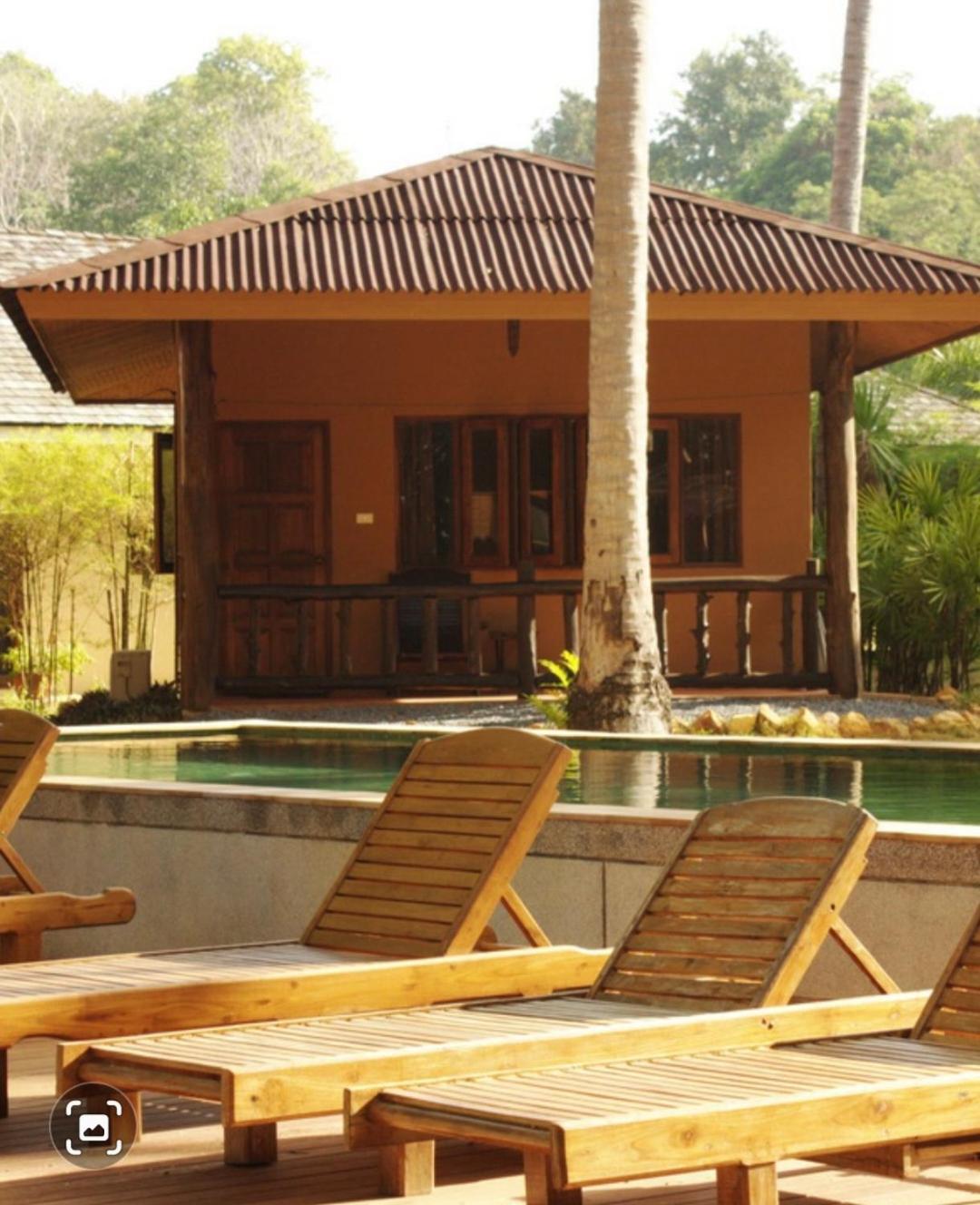 Melina Beach Front Bungalows Tha Lane Bay Esterno foto