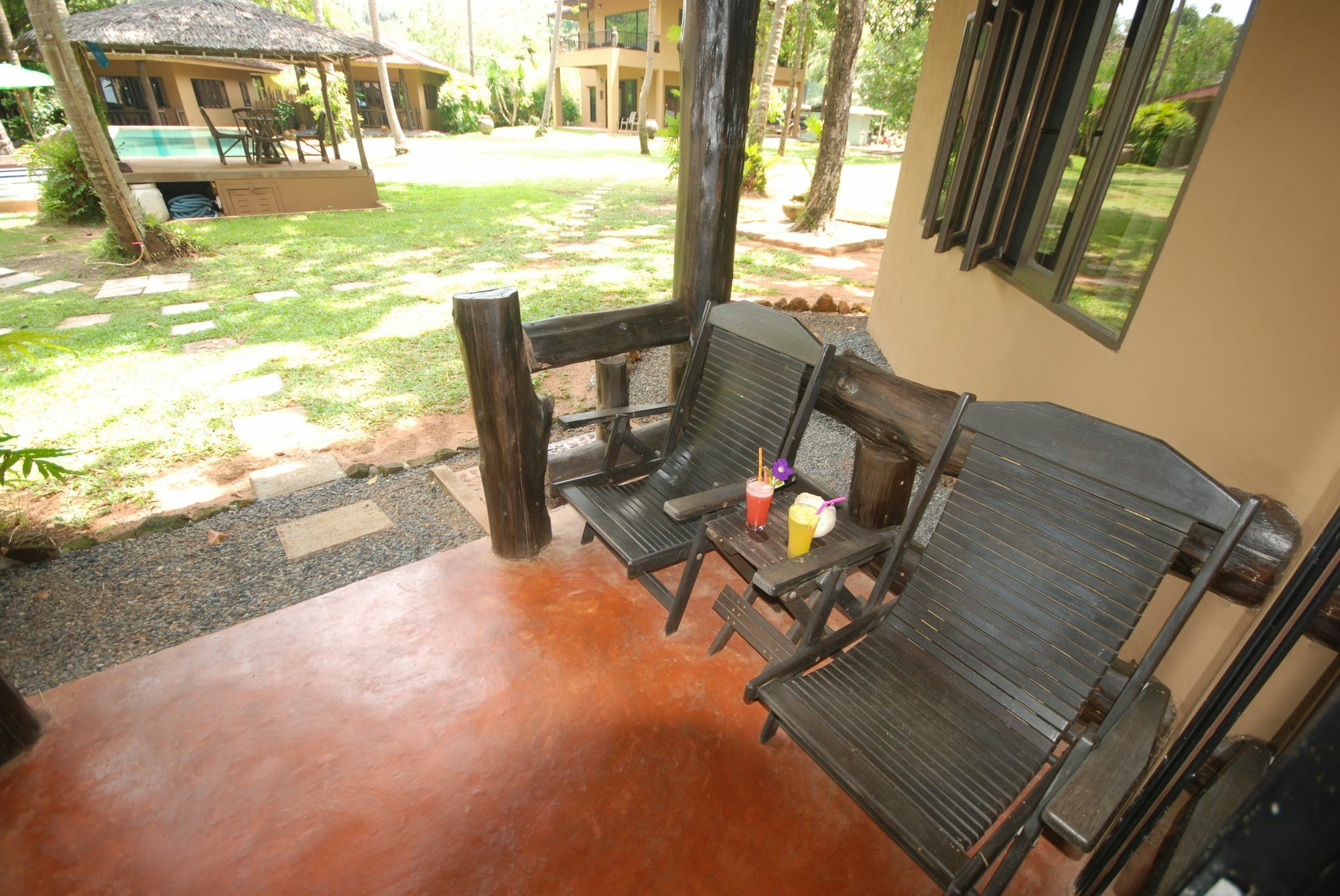 Melina Beach Front Bungalows Tha Lane Bay Esterno foto