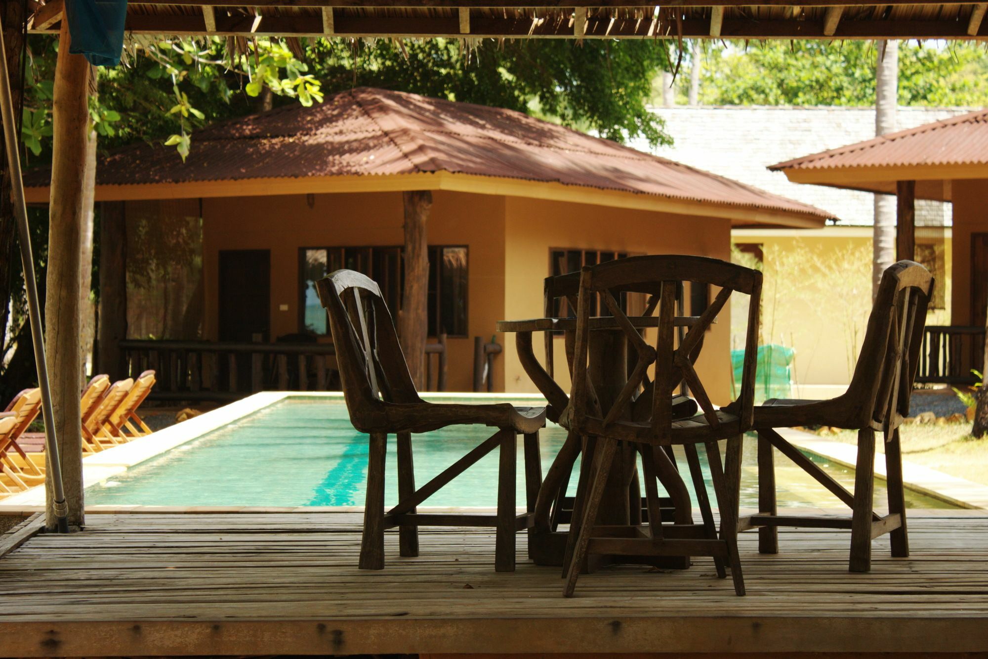 Melina Beach Front Bungalows Tha Lane Bay Esterno foto